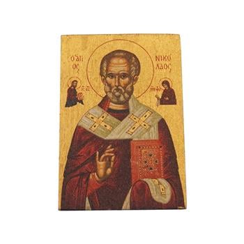 Aziz Nikolas Myra Varaklı Ahşap Kartpostal