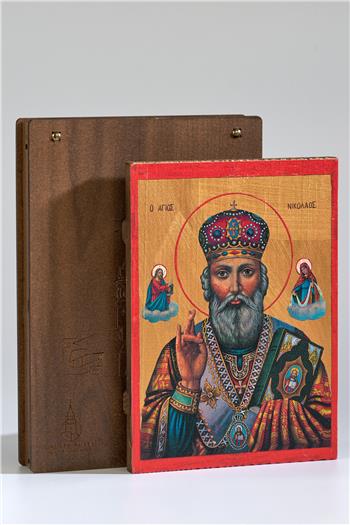 Aziz Nikolas Teslis Büyük Boy İkona