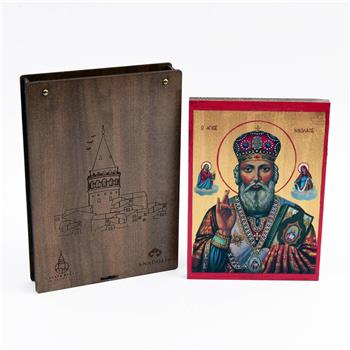 Aziz Nikolas Teslis Küçük Boy İkona