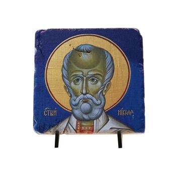 Aziz Nikolas Varaklı Traverten Pano