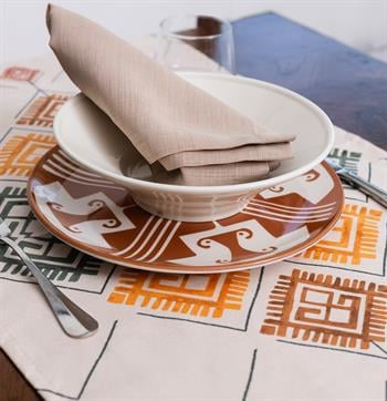 Pıtrak Desenli Runner