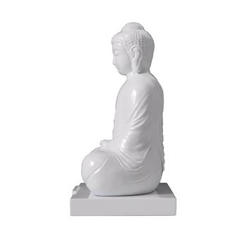 The Great Buddha Of Kamakura  Dekoratif Biblo - Beyaz