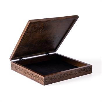 Saray Bahçesinde Gezinti Küçük Boy Vintage Masif Kutu