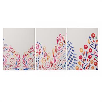 Bahar Esintisi 3’lü Kanvas Tablo