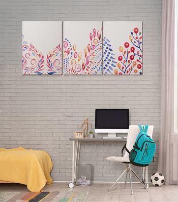 Bahar Esintisi 3’lü Kanvas Tablo