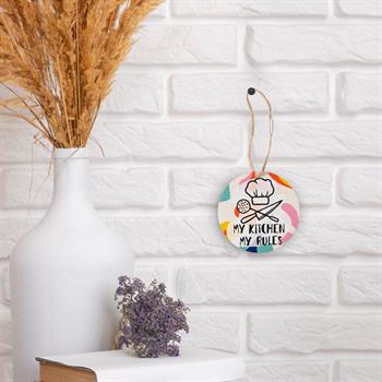 My Kitchen My Rules Mermerit  Duvar Süsü