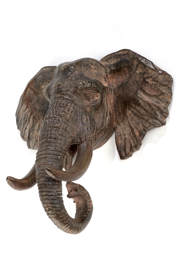 Bronz Döküm Fil Kafası
