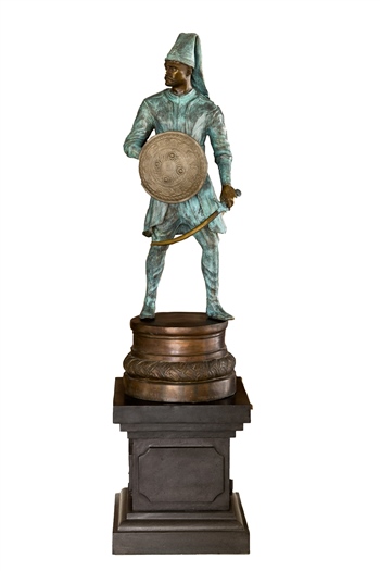 Bronz Döküm Yeniçeri Heykeli Büyük Boy