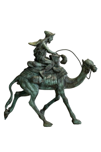 Bronz Döküm Yeşil Deve