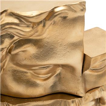 Altın Varaklı Zeus Başı Dekoratif Obje