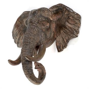 Bronz Döküm Fil Kafası