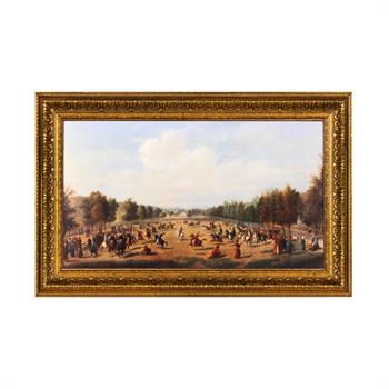 Luigi Acquarone Kağıthanede Bir Cirit Oyunu Tablo