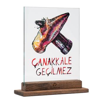 Çarpışan Kurşunlar Büyük Boy Dekoratif Cam Obje