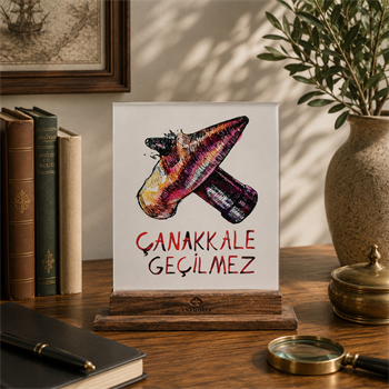 Çarpışan Kurşunlar Büyük Boy Dekoratif Cam Obje