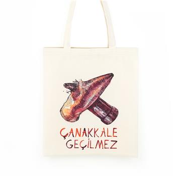 Çarpışan Kurşunlar Ham Bez Çanta