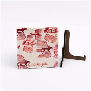 Çatalhöyük Serisi Akbaba Traverten Pano