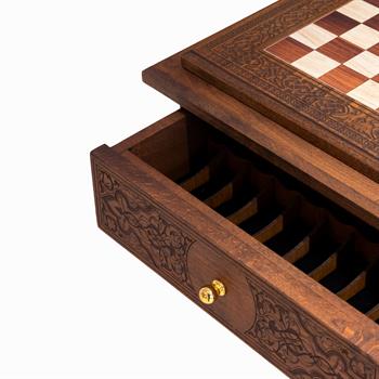 Çekmeceli Premium Ahşap Satranç Masası