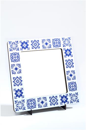 Çiçek Desenli Dekoratif Ayna