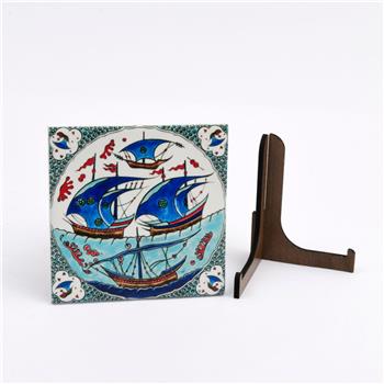 Çini Serisi Kalyon 1 Seramik Pano