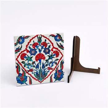 Çini Serisi Karanfil Seramik Pano