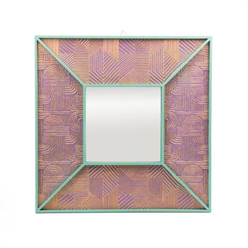Dekoratif-kare-duvar-aynasi