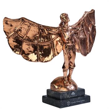Hezârfen Heykeli Bronz Kaplama