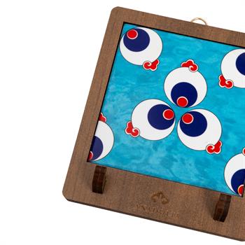 Çintemani Yeşil Zmn Anahtar Askısı Srmk Tekli 11,5x13x1cm