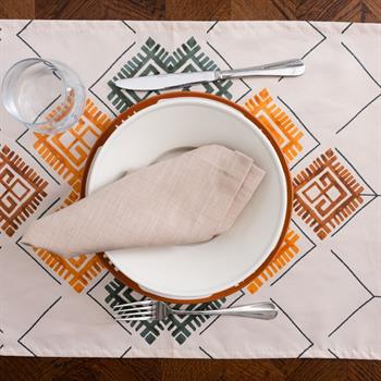 Pıtrak Desenli Runner