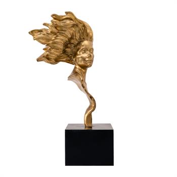 Kadın Bronz Döküm Büst