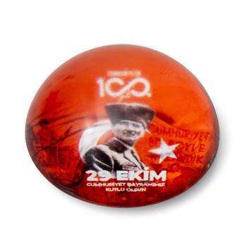 100. Yıl 29 Ekim Cumhuriyet Kağıt Ağırlığı