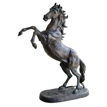 Bronz Döküm Şahlanan At Büyük Boy