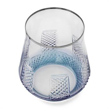 Mavi Platin 6’lı Su Bardağı Seti