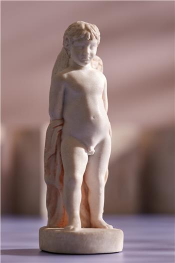 Eros Cam Granüllü Mermerit Heykel Küçük Boy