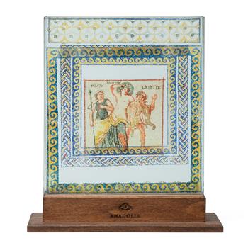 Europanın Kaçırılışı Mozaik 3 Boyutlu Dekoratif Cam Obje