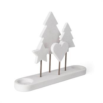 Dekoratif Şekilli Mermerit Tealight Mumluk