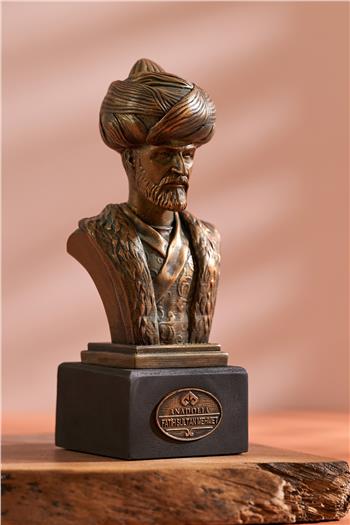 Fatih Sultan Mehmet Mermerit Büst Heykel