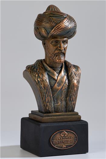 Fatih Sultan Mehmet Mermerit Büst Heykel