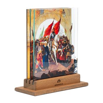 Fatih Sultan Mehmetin İstanbula Girişi 3 Boyutlu Dekoratif Cam Obje