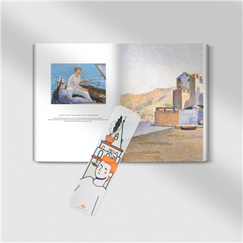 Galata’da Erkek ve Çiçek Pleksi Kitap Ayracı
