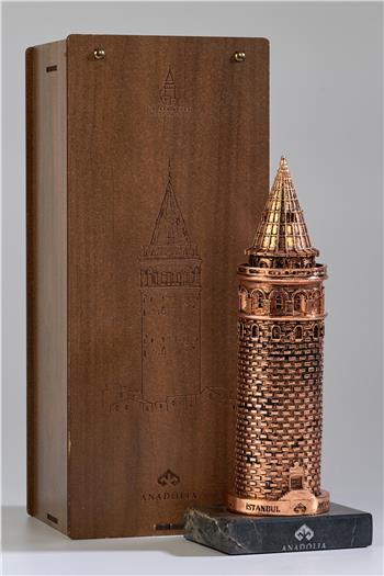 Galata Kulesi Heykeli Bronz Kaplama