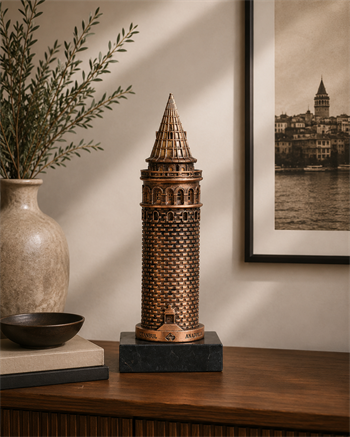 Galata Kulesi Heykeli Bronz Kaplama