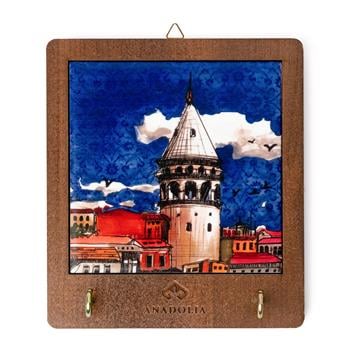 Galata Kulesi Seramik Dekoratif Askılık