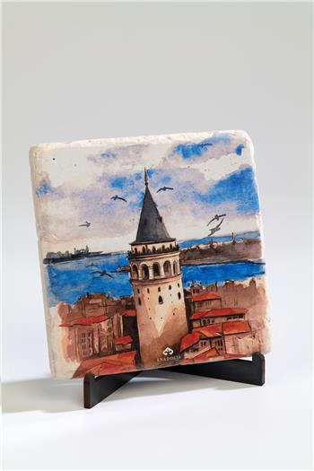 Galata Kulesi Traverten Pano