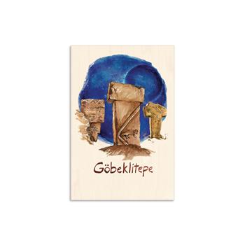 Göbeklitepe Ahşap Kartpostal