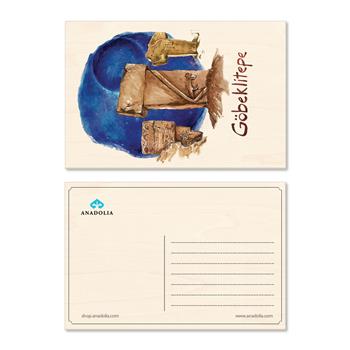 Göbeklitepe Ahşap Kartpostal