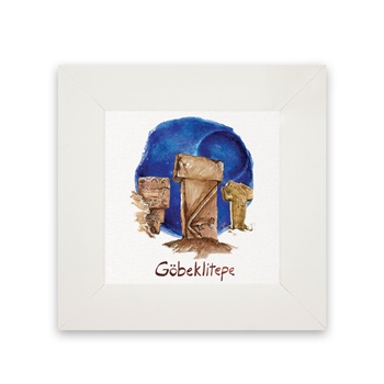 Göbeklitepe Serisi Gökyüzü ve Steller Kanvas Tablo