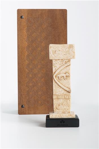 Göbeklitepe Tilki Stel Mermerit Heykel