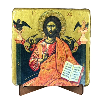 Hz. İsa Aya Eleni Kilisesi Varaklı Traverten Pano