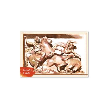 İskender Lahdi Ahşap Kartpostal