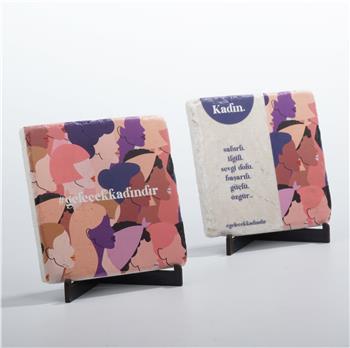 Kadınlar Günü Gelecek Kadındır 2li Ayaklı Pano